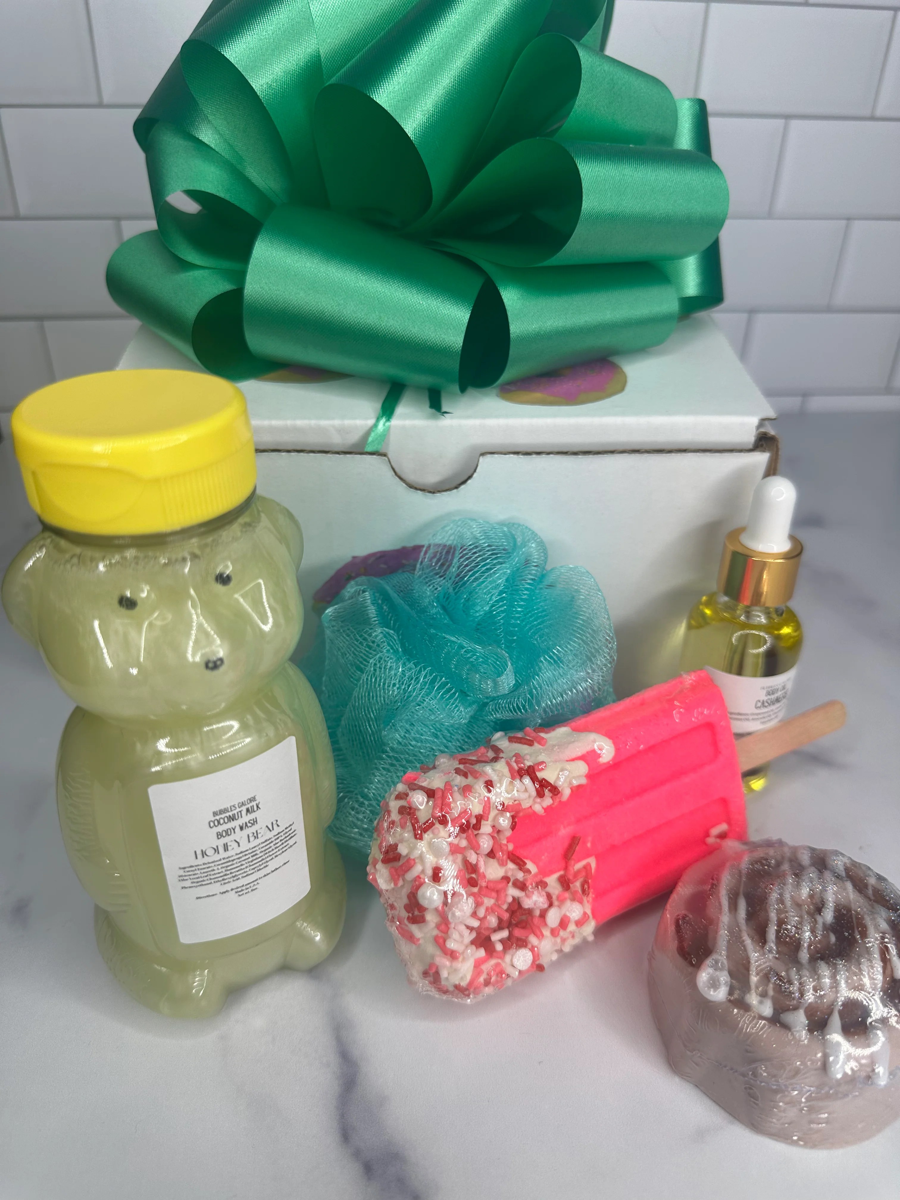 Holiday Gift Box Bubbles Galore