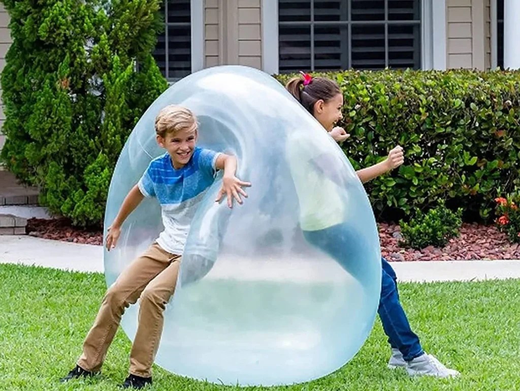 How to blow up wubble bubble?