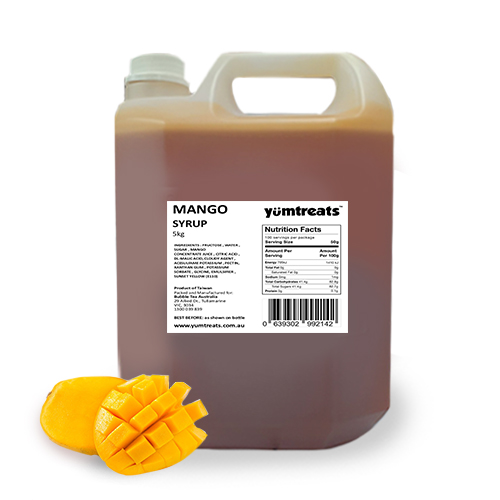 Mango Syrup by Bubble Tea Supplies Australia Bubble Tea Store No.1