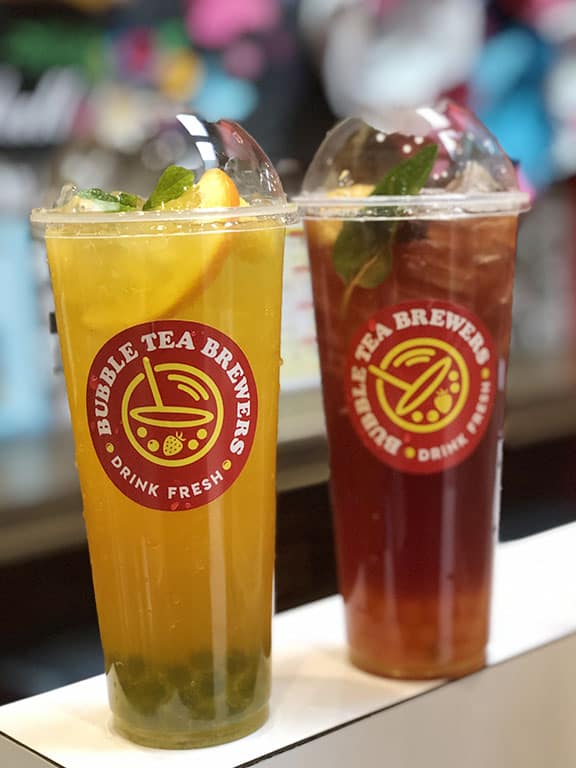 Bubble Tea Brewers Drink Fresh