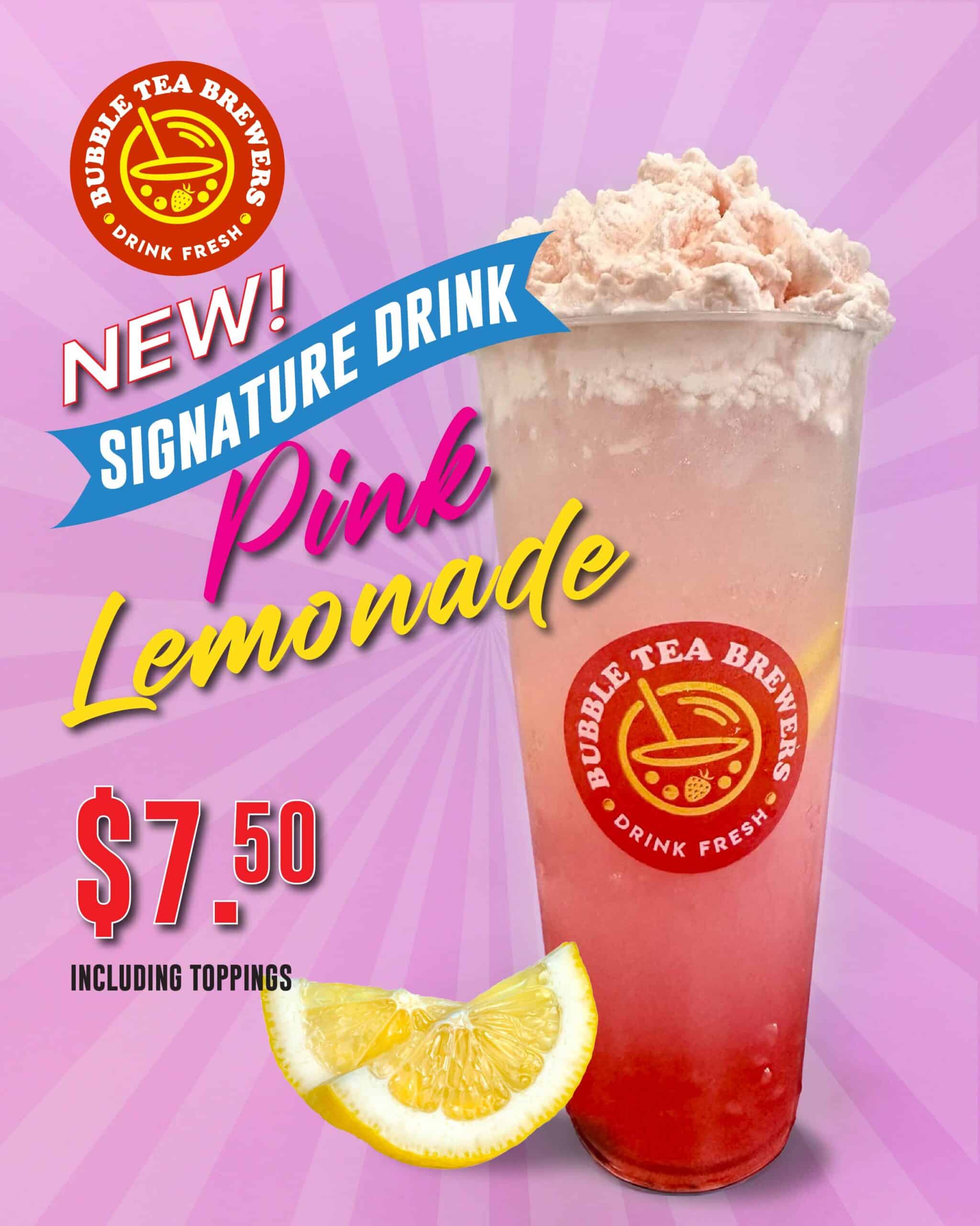 Bubble Tea Brewers Drink Fresh