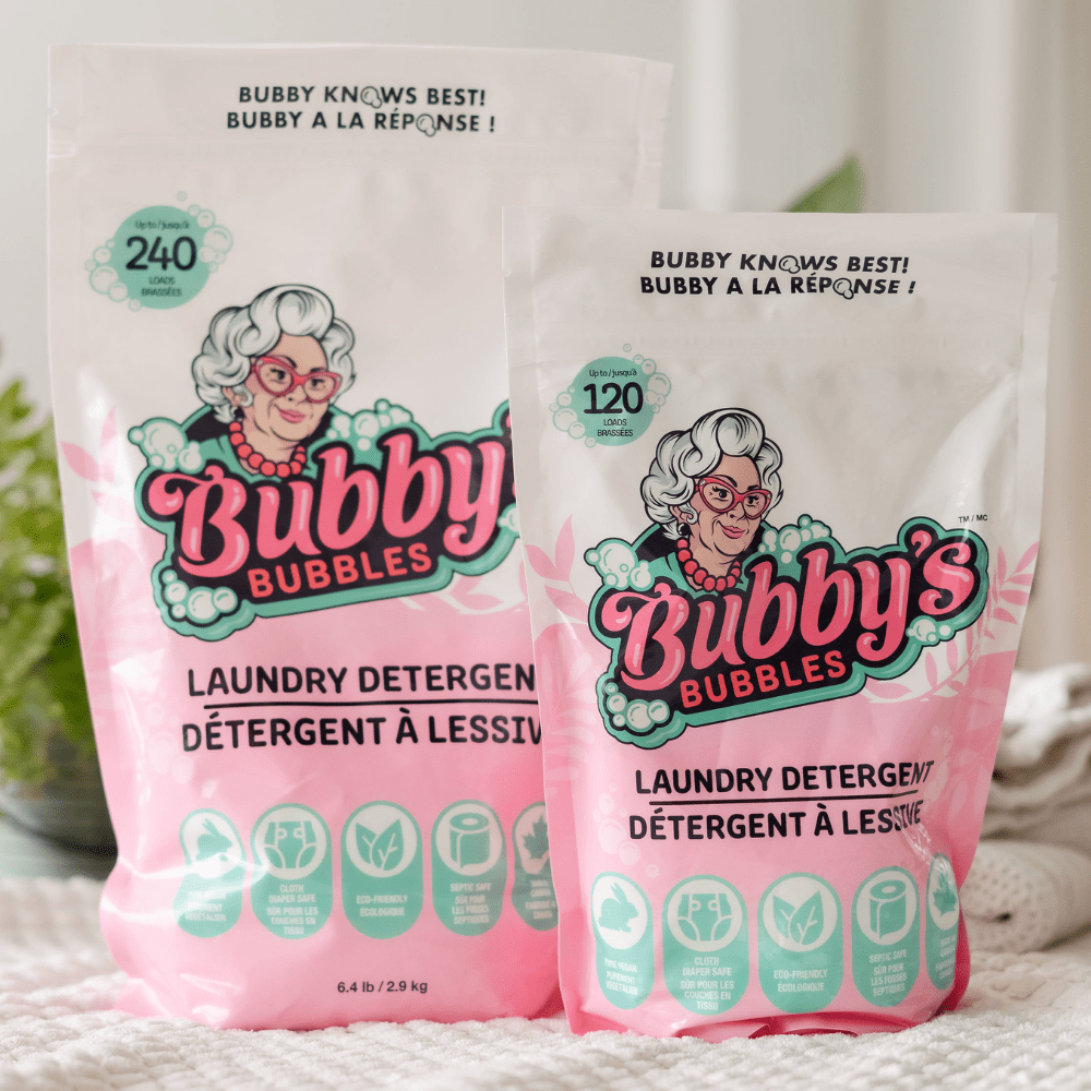 Unscented Powdered Laundry Detergent Bubby's Bubbles