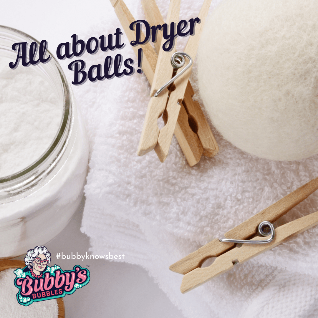 Dryer Balls Bubby's Bubbles How to replace your toxic dryer sheets!