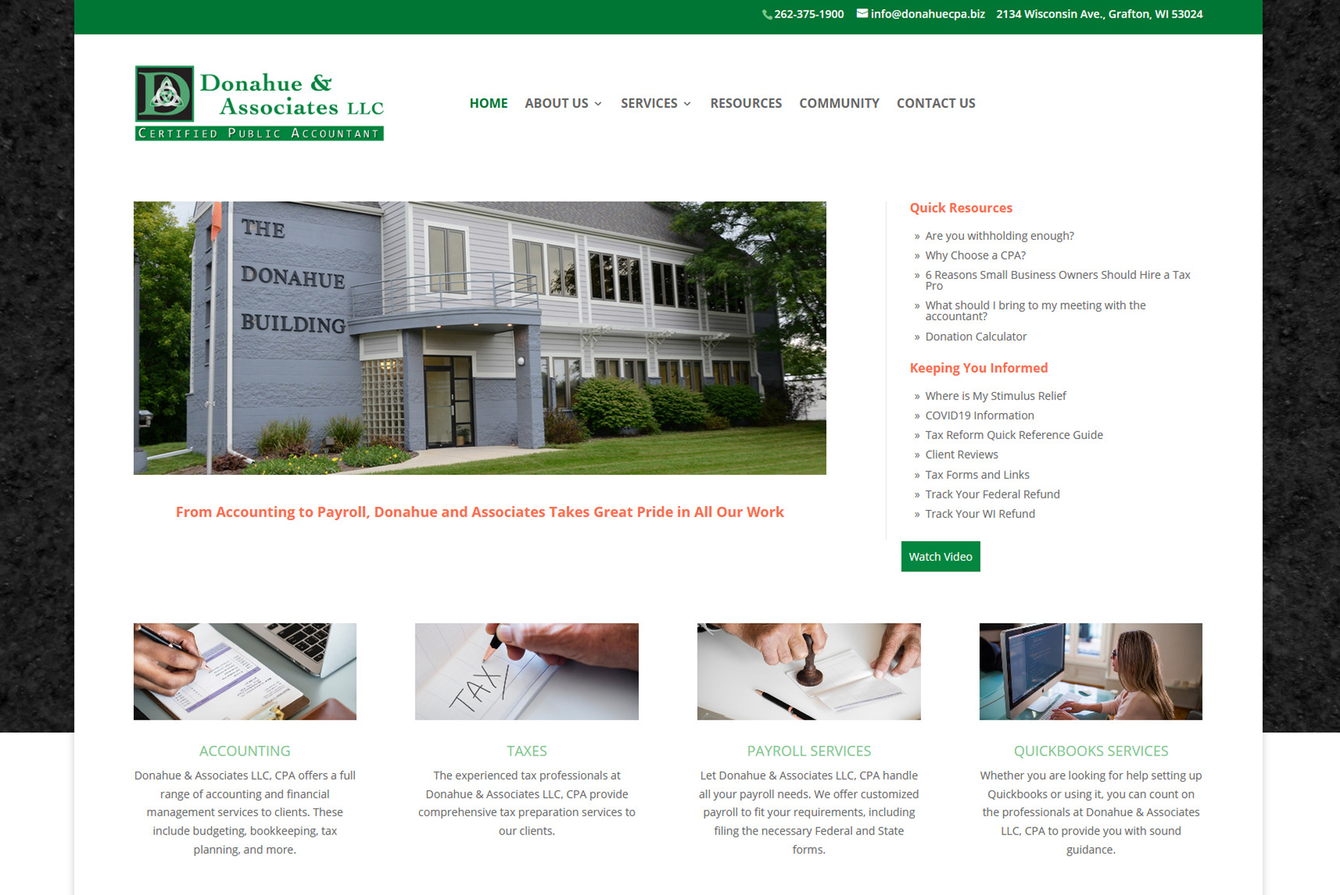 Donahue & Associates Bublitz Creative