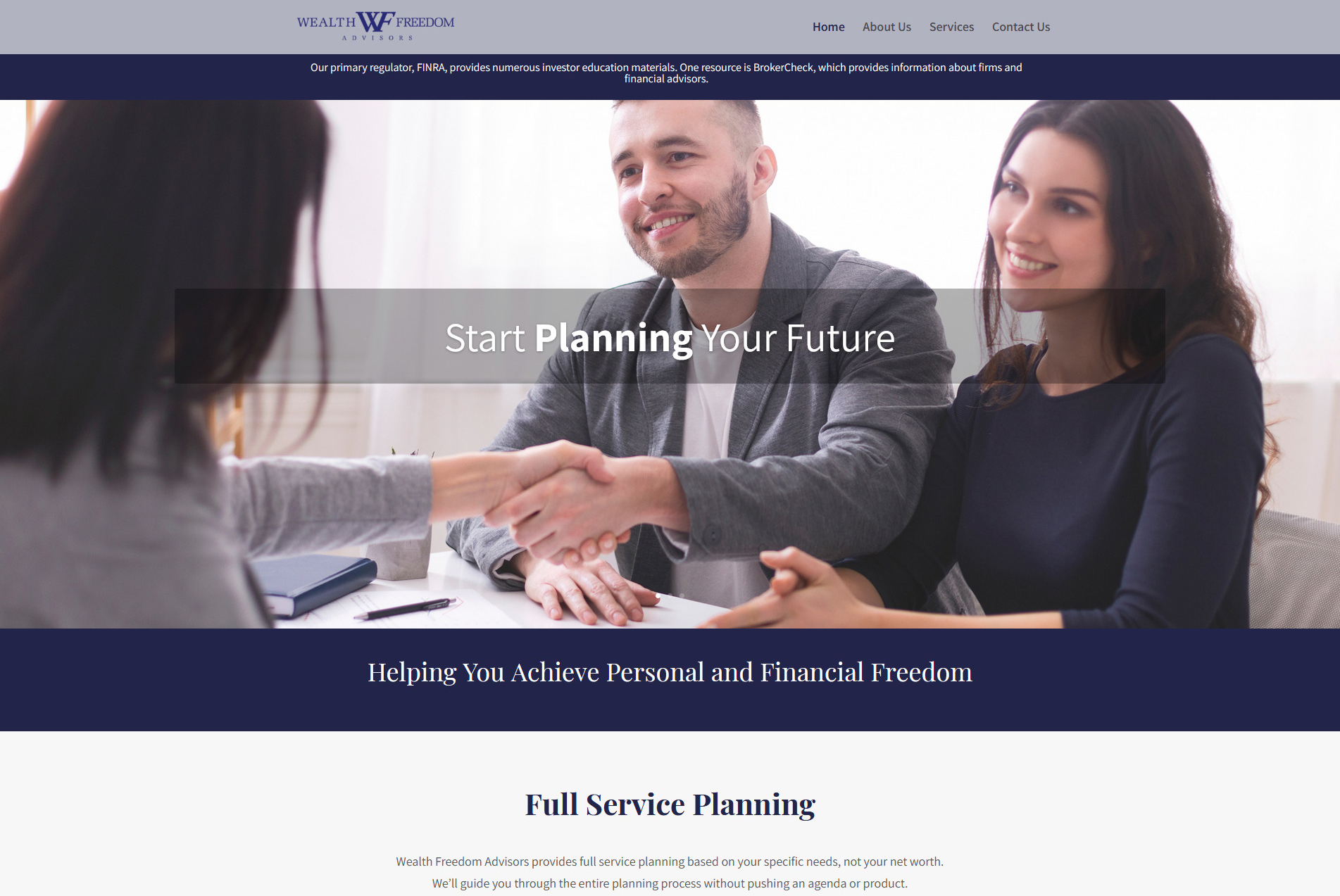 Wealth Freedom Advisors Bublitz Creative