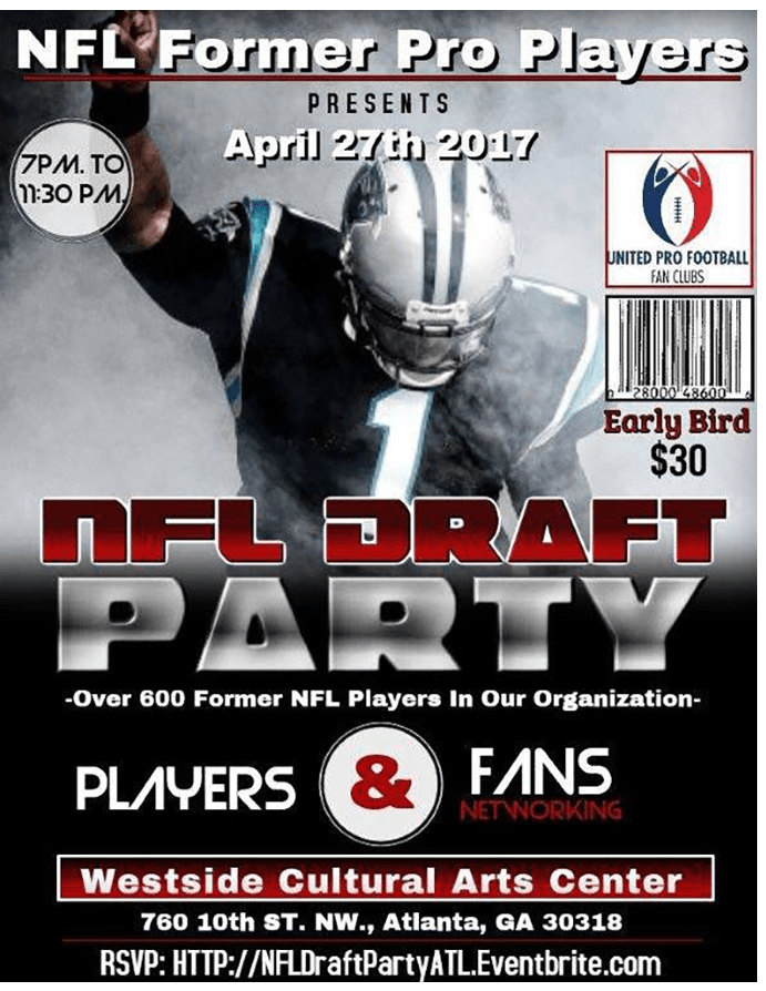 PRESS ANNOUNCEMENT Thursday April 27 2017 NFL Draft Party
