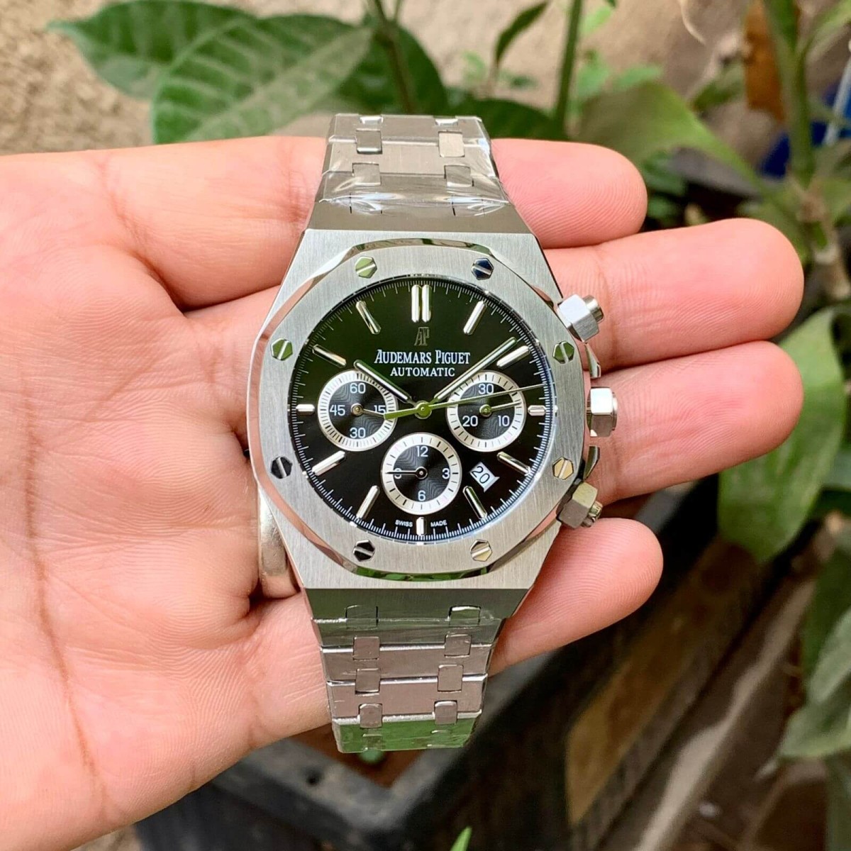Audemars Piguet Royal Oak Chronograph Black Dial 42mm stainless force(023)