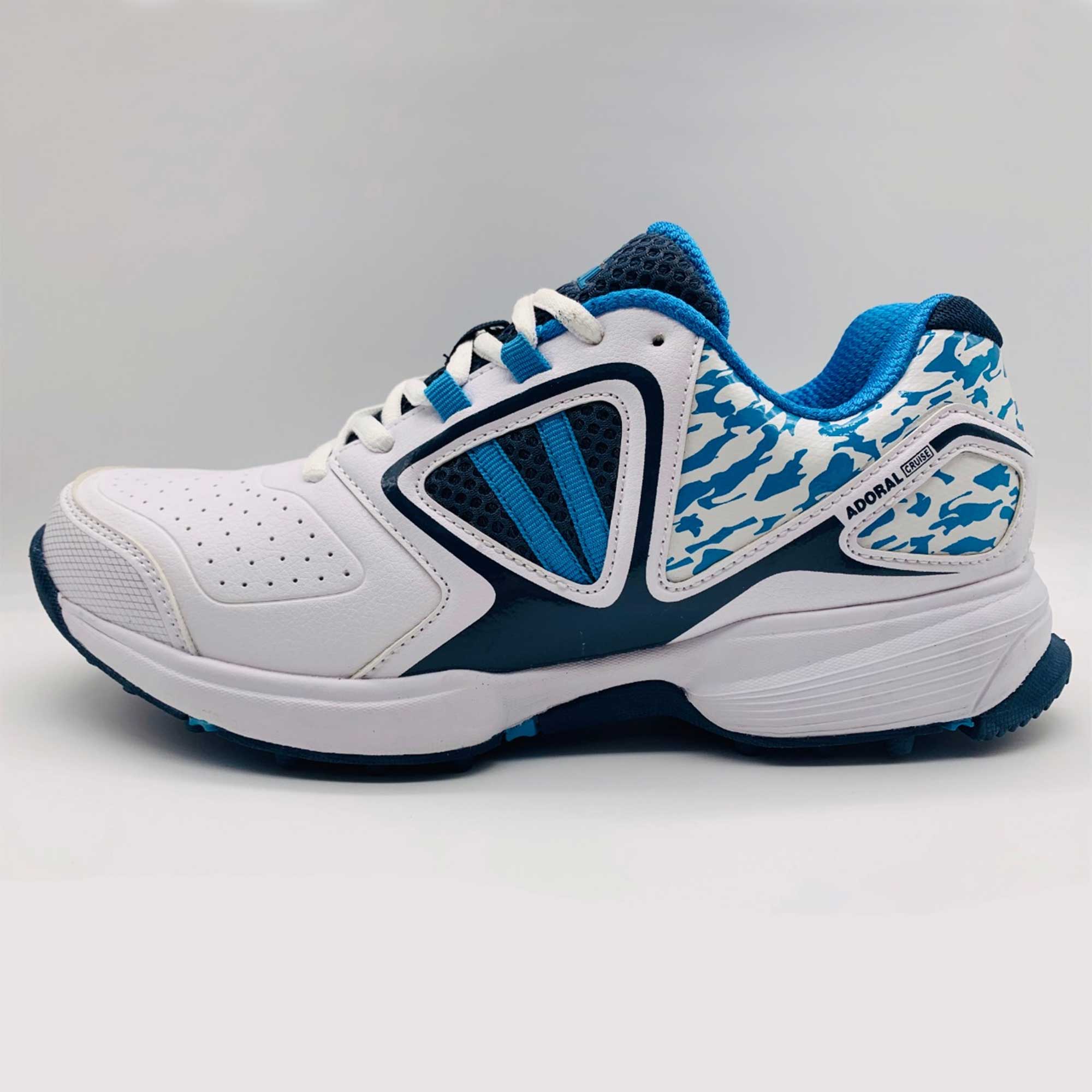 Adoral Cruise Cricket Shoes Blue&White Buy Online At Best Prices In