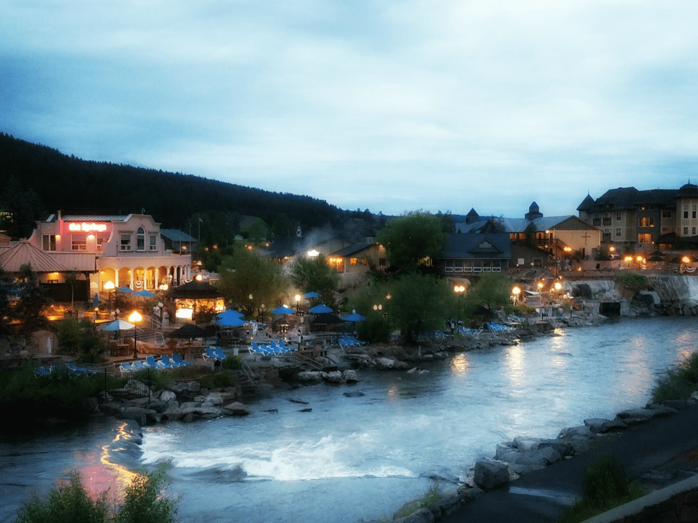 Pagosa Springs, Colorado is famous for its wonderful Hot Springs.