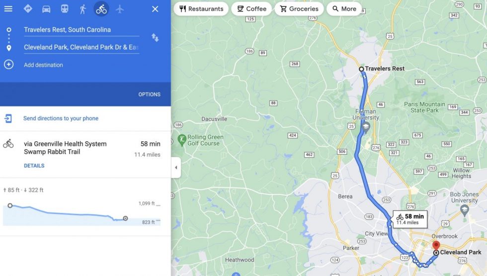 Biking the 22Mile Swamp Rabbit Trail in Greenville, SC