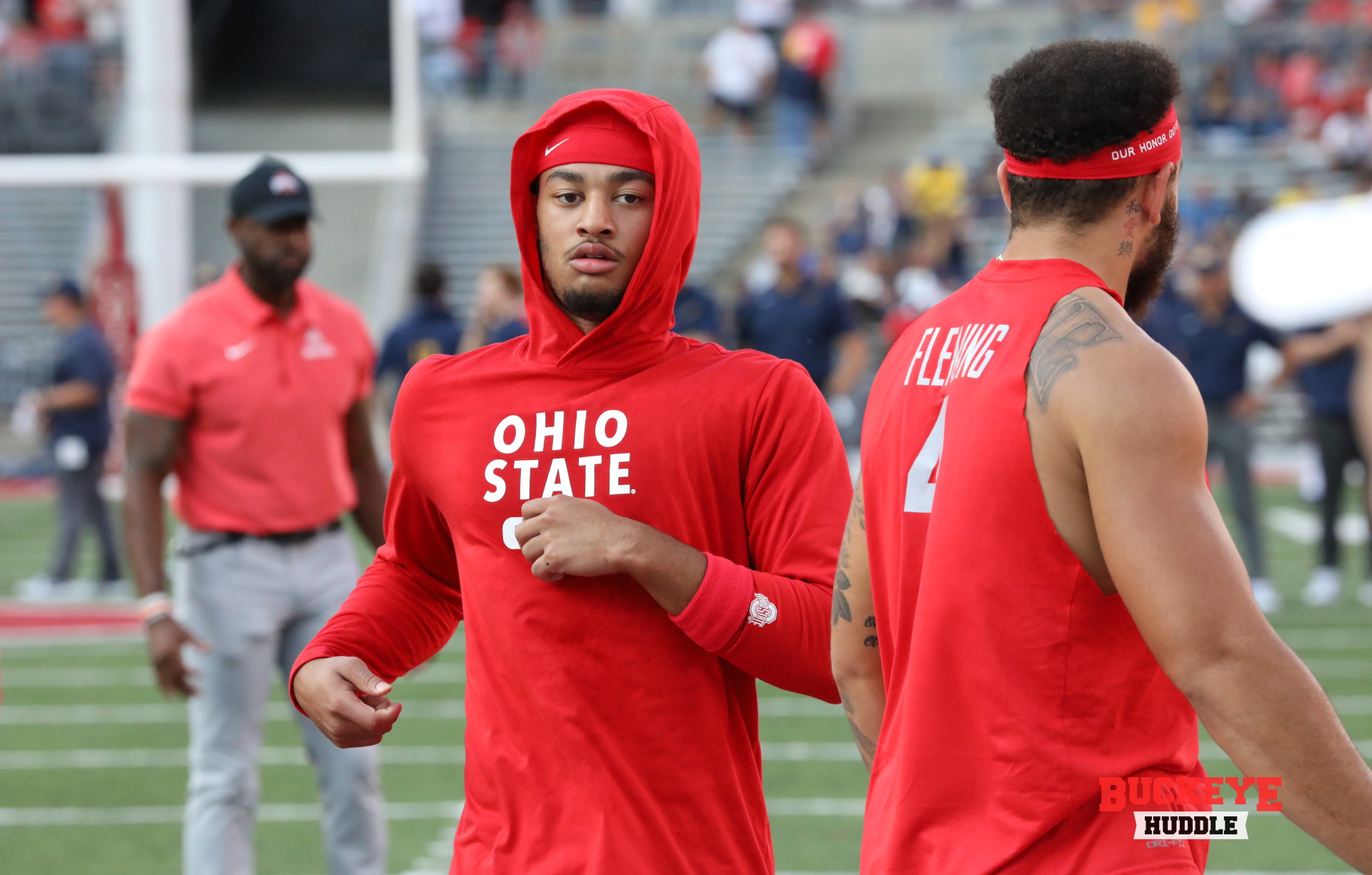 Starters Jaxon SmithNjigba, Cameron Brown Out For Buckeyes Vs Rutgers(07)