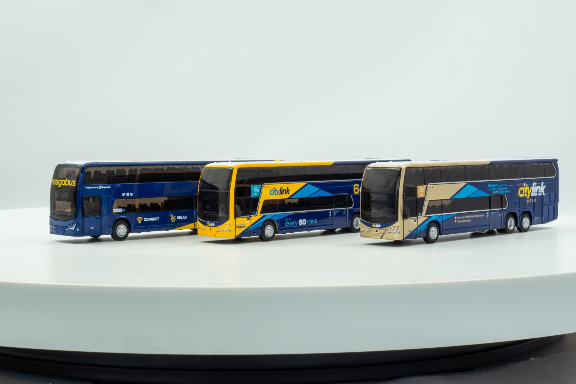 Citylink Gold Plaxton Panorama 176 Scale Buckie Model Centre/Holland