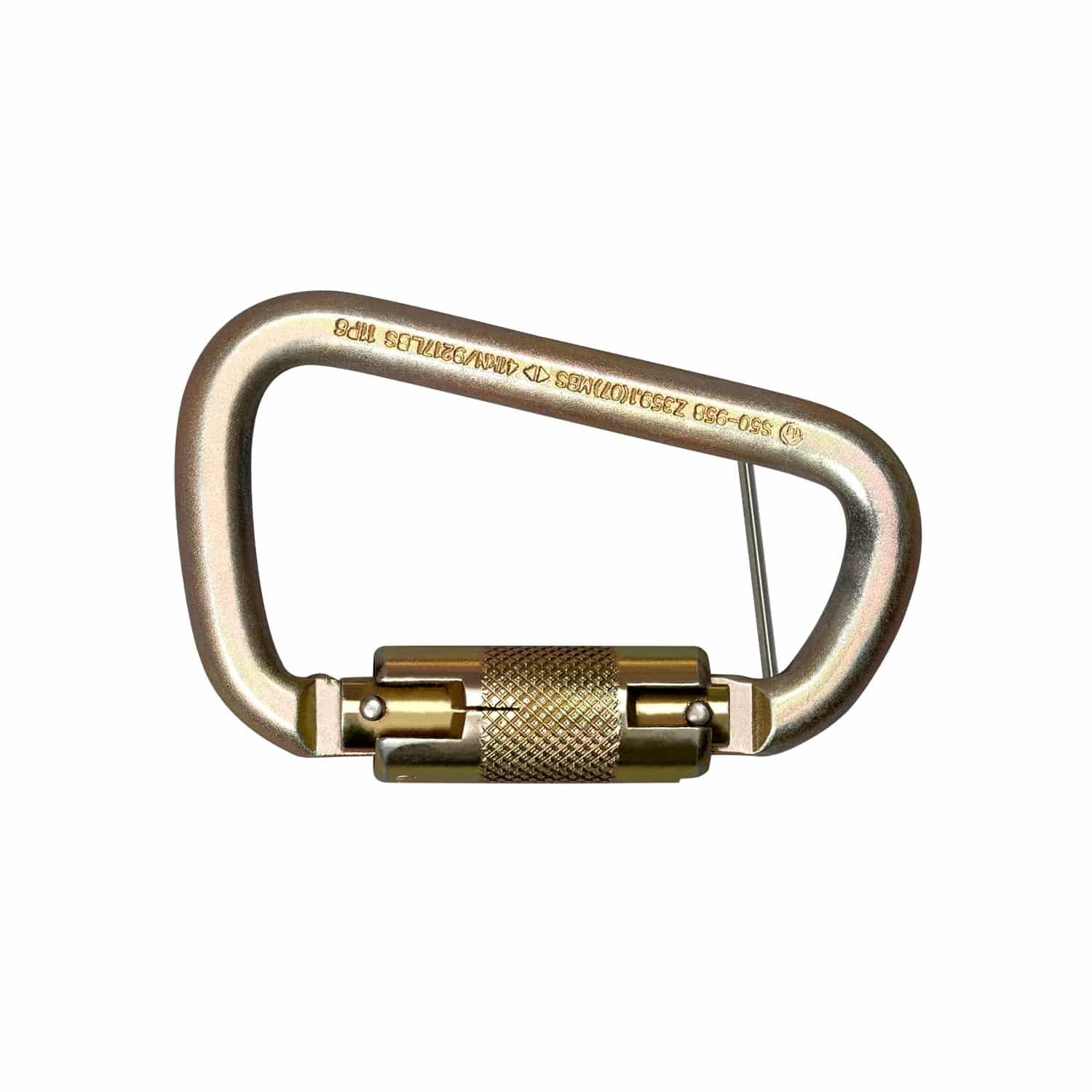 Steel Twist Lock Carabiner with Captive Pin Holes 5005T Buckingham