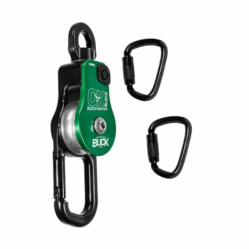 OX BLOCK™ With Two Carabiners 50061B Buckingham Manufacturing