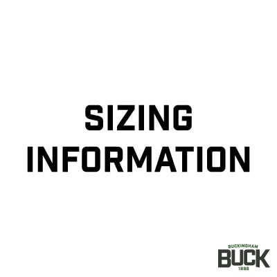 Sizing Information - Buckingham Manufacturing