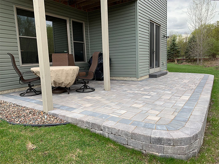 How to build a raised patio with pavers Builders Villa