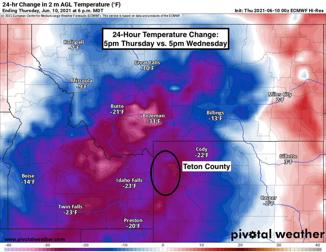 Jackson Hole Weather Thursday June 10, 2021 Buckrail Jackson Hole