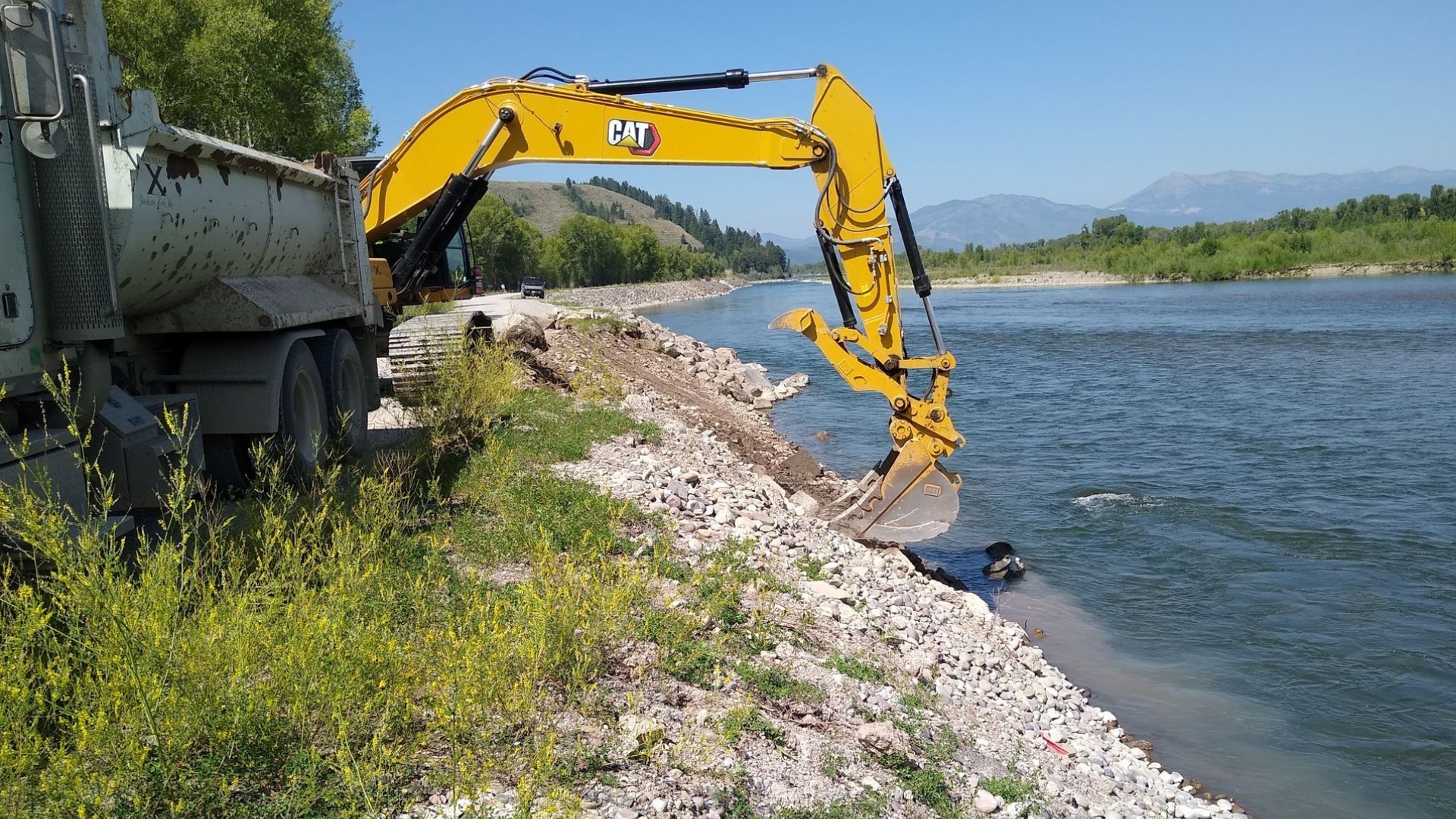 Evans Levee Project along Snake River completed