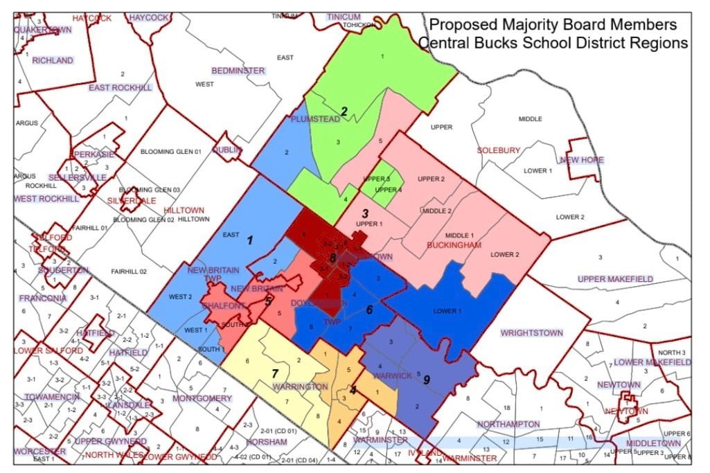 Central Bucks School Board Director Voting Maps Court Hearing Scheduled