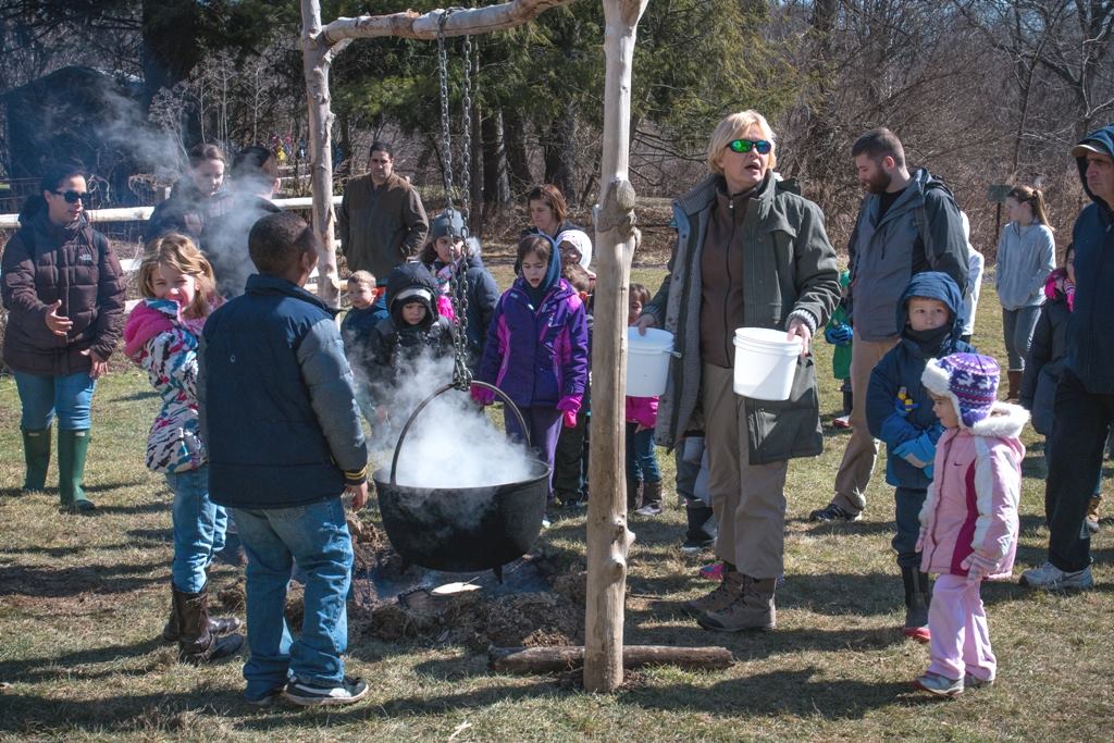Maple Sugar Day at Peace Valley Nature Center Bucks County Parent