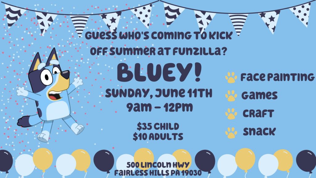 Bluey Summer KickOff Party Bucks County Parent