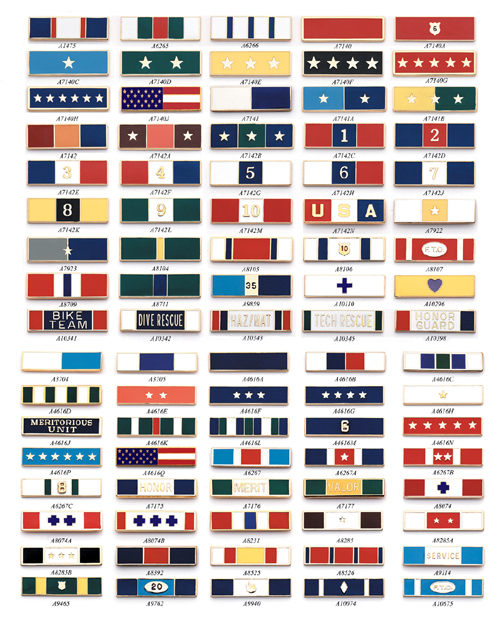 Fire Department Commendation Bars