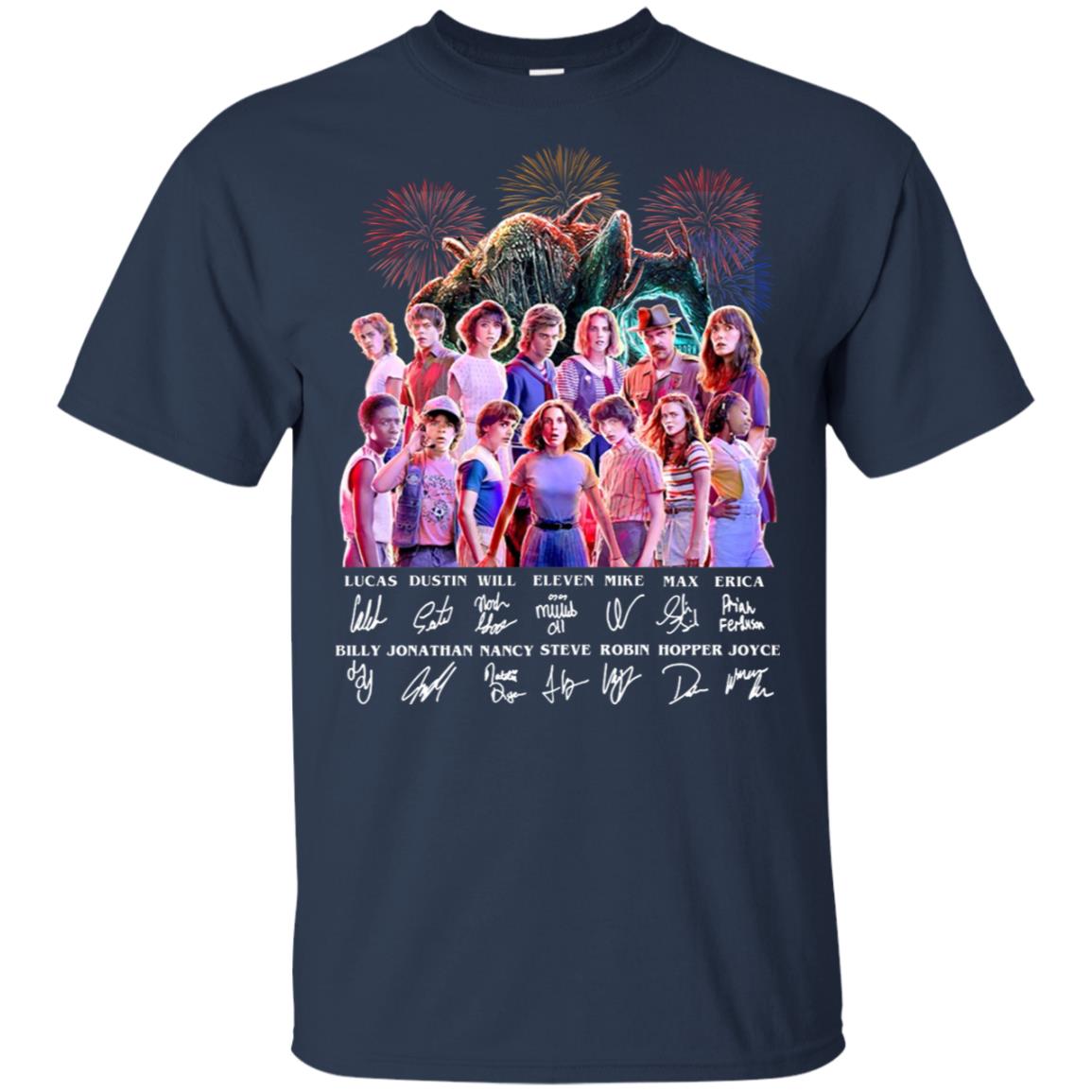 Stranger Things 3 all character signature shirt, hoodie, long sleeve