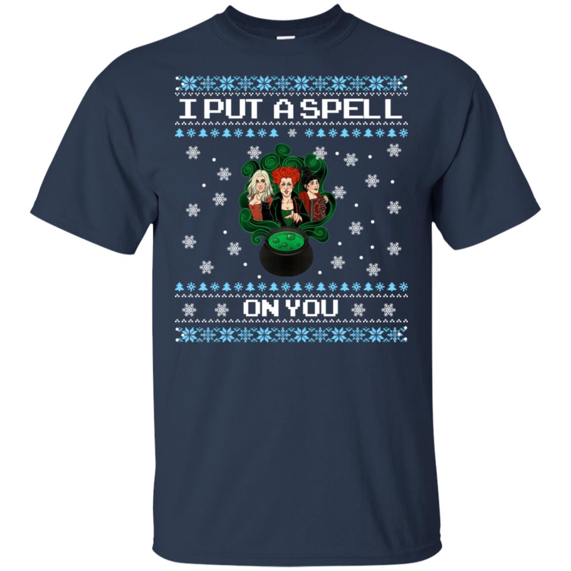Hocus Pocus I put a spell on you Christmas sweatshirt, tshirt, hoodie