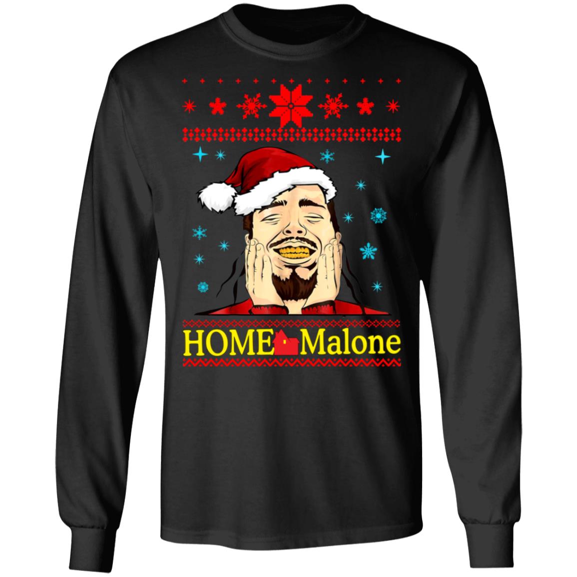 Home Malone Christmas Sweater, hoodie, long sleeve