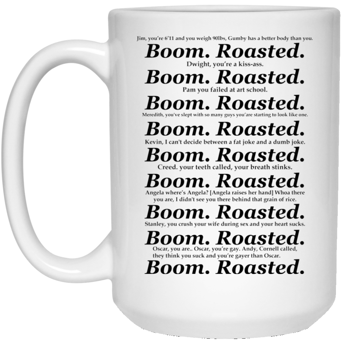 The Office boom roasted mug