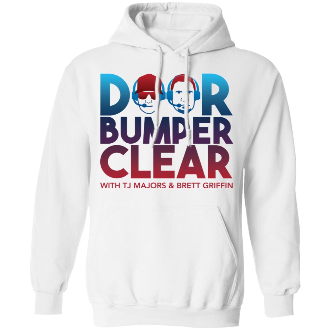 Door bumper clear with TJ Majors and Brett Griffin shirt