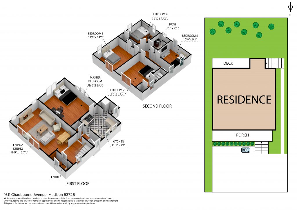 1611 Chadbourne St Bucky Rents Madison Campus Apartments