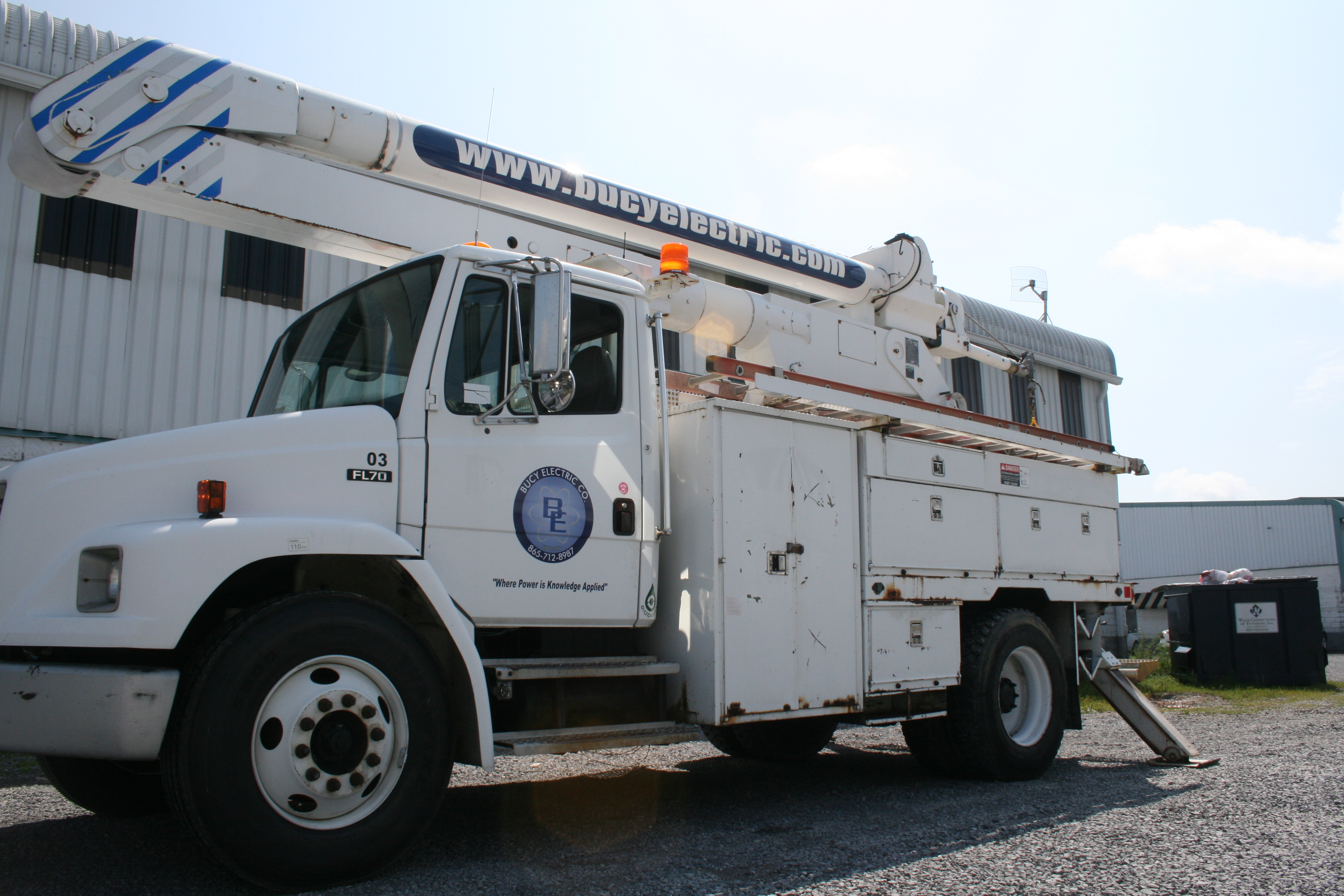 Bucy Electric LLC Commercial Services Bucket Truck ServiceBucy Electric