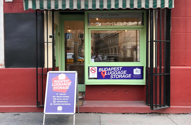 The 1 Luggage Storage in Budapest 7 storage in the center