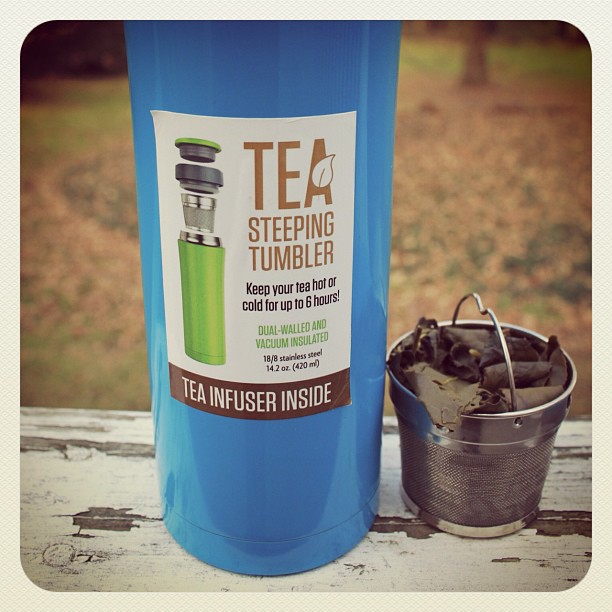 Reviewing The Tea Steeping Tumbler with Tea Infuser The Humble Tea Leaf