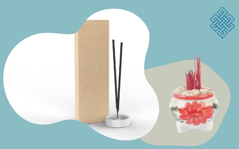 Chinese Incense Sticks (Plus 2 Incense Burners)