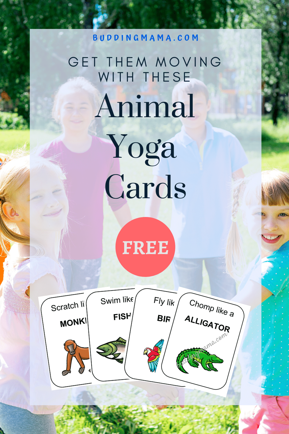 Fun Animal Yoga Cards to Keep Your Little Ones Active Budding Mama