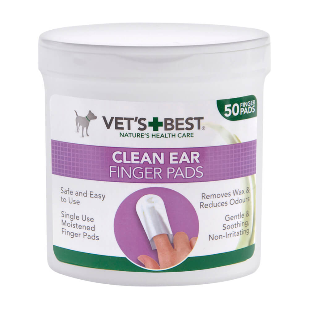 Vet's Best Clean Ear Finger Pads Dyrebutikken Buddy