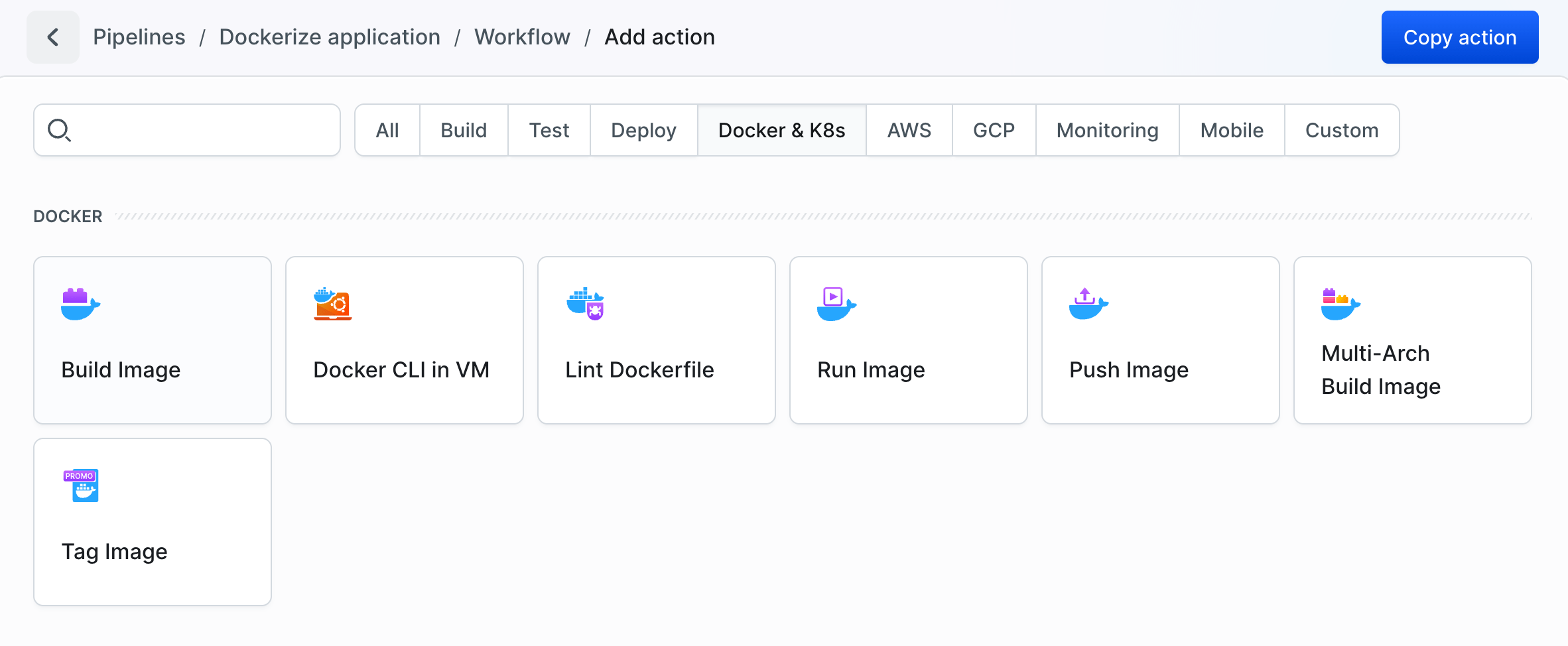 Build Docker image Docs