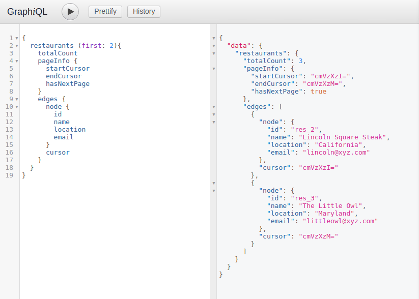 How to implement Pagination and Mutation in GraphQL