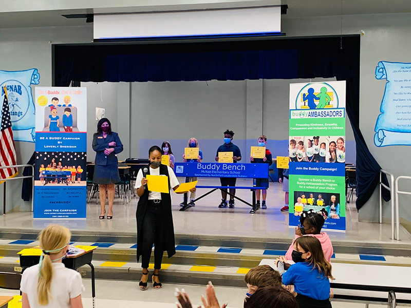 McNab Elementary joins Buddy Ambassadors Program and receives its first