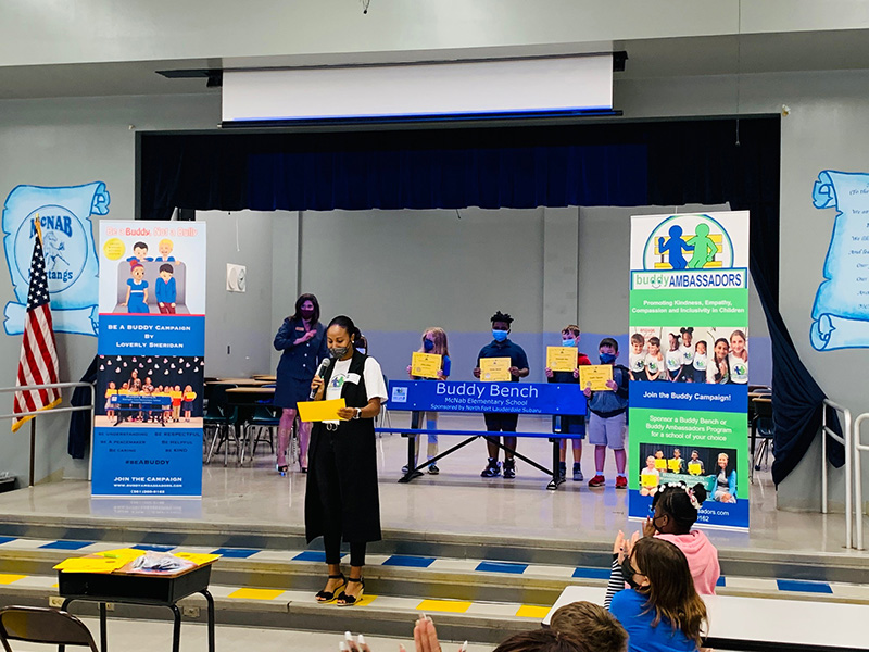 McNab Elementary joins Buddy Ambassadors Program and receives its first