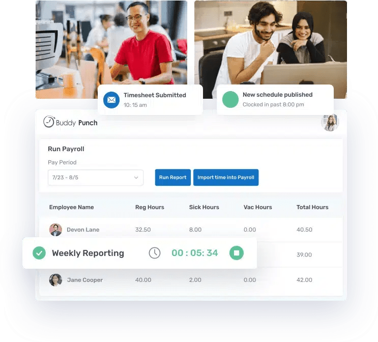 Time Punch Clock (5 Options)