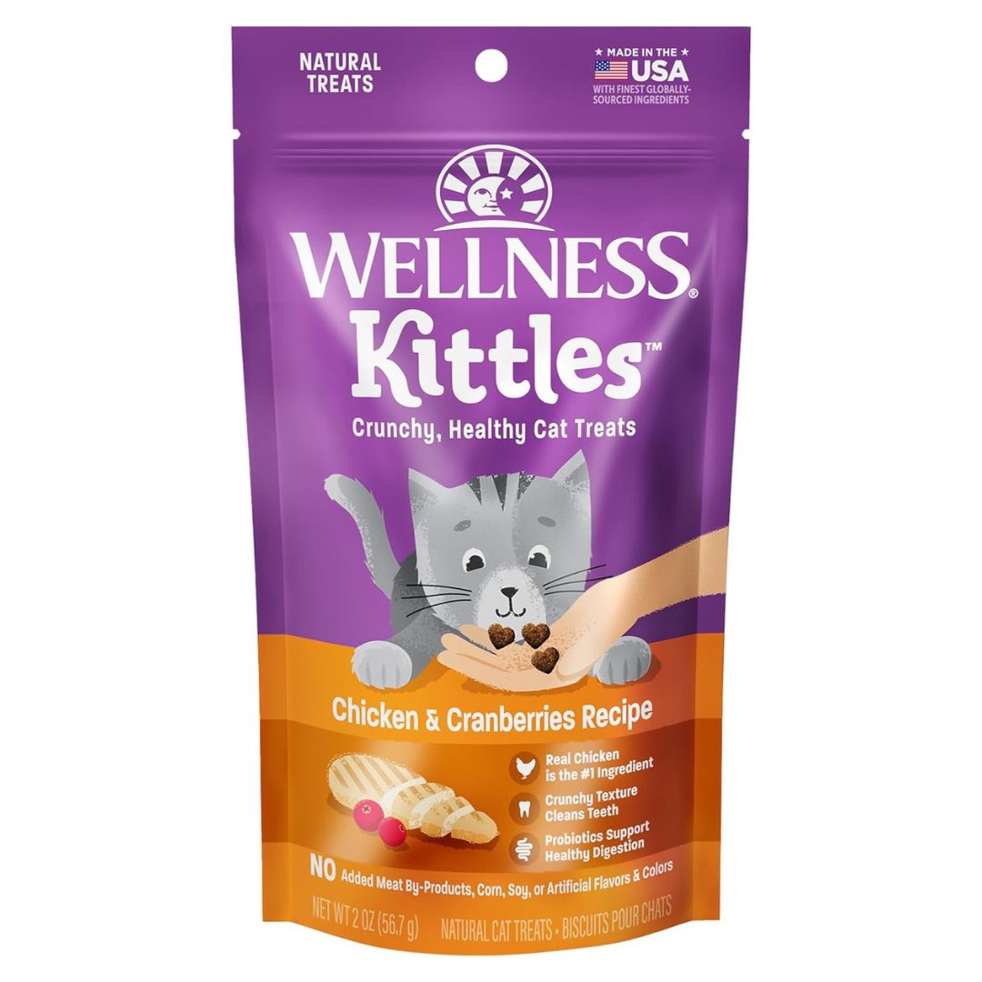 Wellness Kittles Chicken and Cranberry Cat Treats Buddy's A Pet's Store