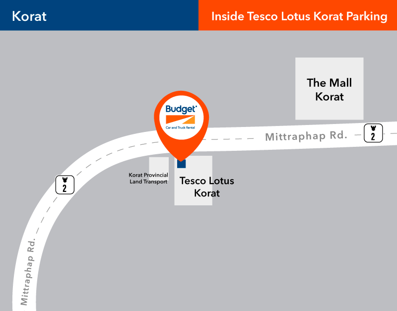  Budget Car Rental Thailand. 27 locations, Bangkok, Pattaya, Phuket