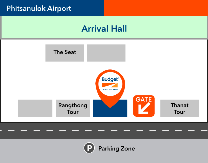  Budget Car Rental Thailand. 27 locations, Bangkok, Pattaya, Phuket