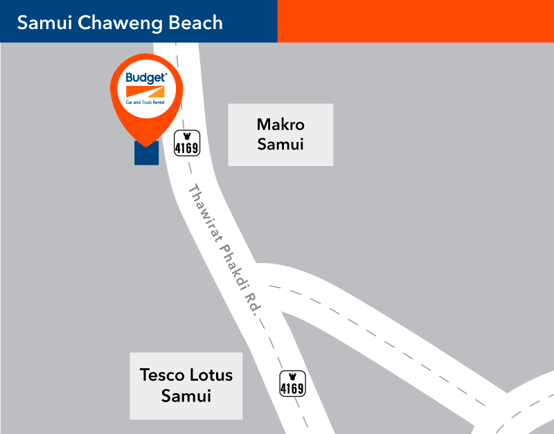  Budget Car Rental Thailand. 27 locations, Bangkok, Pattaya, Phuket