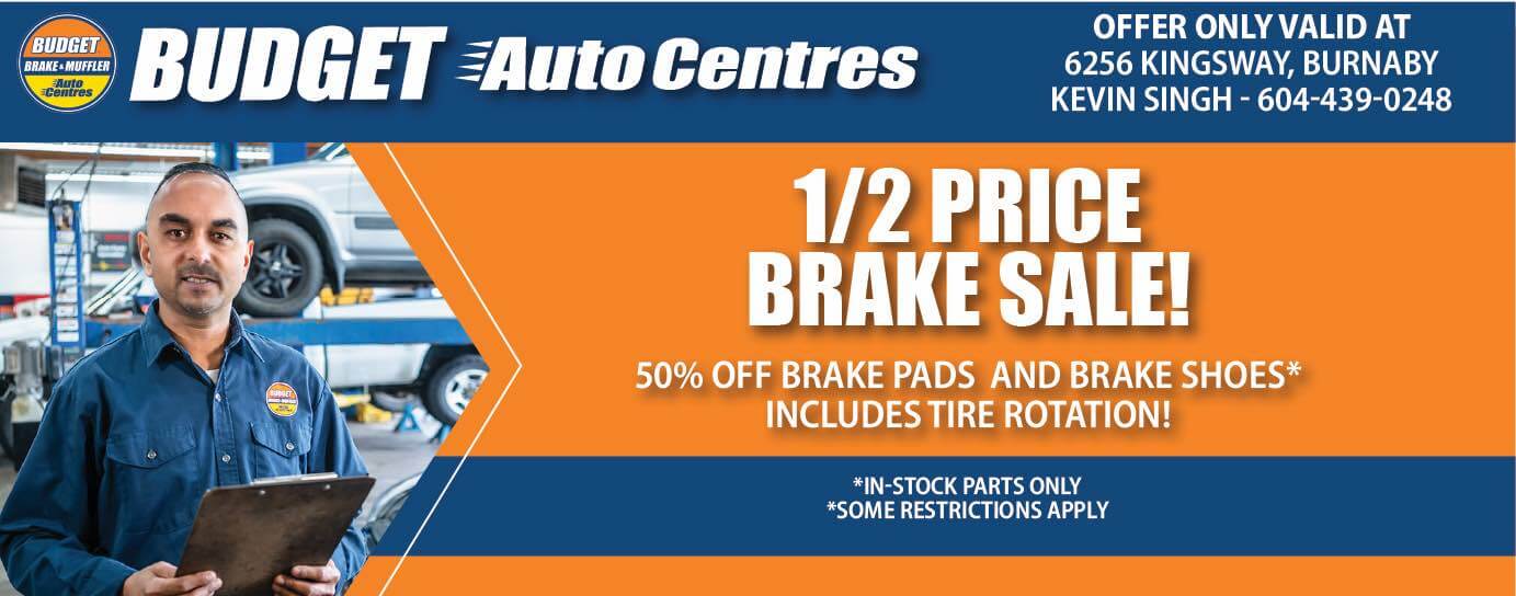 Specials Budget Brake & Muffler Auto Centres