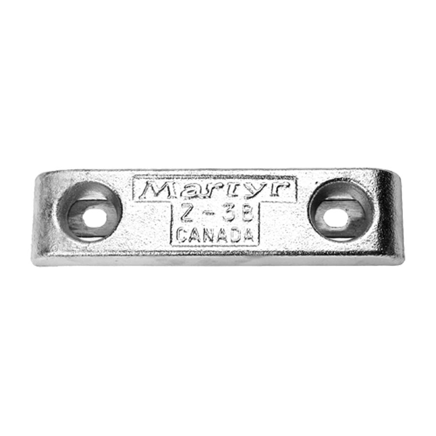 Anode, Plate BoltOn Length12 Width 3 Height1.6" Aluminum Alloy
