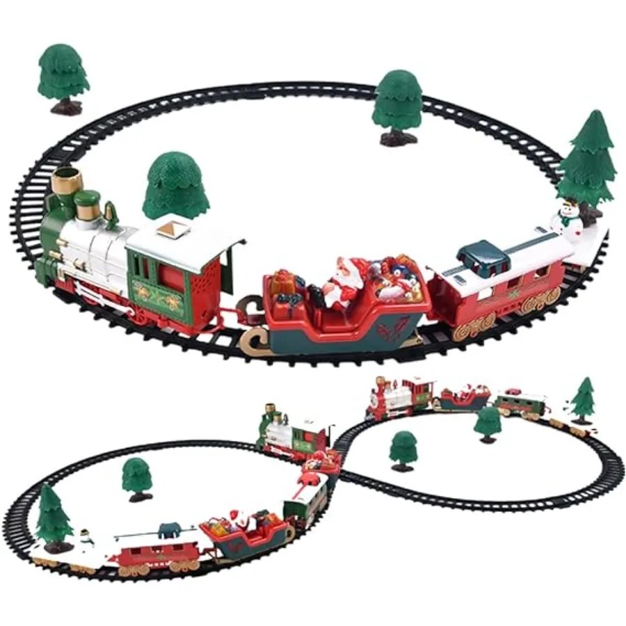 Christmas Toy Train Truck Set 22 Piece Set Budget Store UK